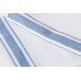 5 x 100% Cotton Blue & White Herringbone Professional Catering Kitchen Cloths / Tea Towels / Glass Cleaning Cloths - GRADE A